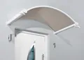 Produktbild: GUTTA Vordach Vordachsystem Haustürdach Rundbogen weiß bronce 160 x 90 x 30 cm