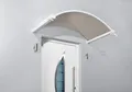 Produktbild: Gutta Vordach Rundbogenvordach NO getönt 160 x 90 x 30 cm weiß