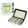Produktbild: FunX Geldgeschenk Geldkoffer mit Grußkarte - Geschenkbox für Gutscheine zur Hochzeit, Jugendweihe oder Geburtstag - 10 x 7 cm
