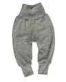 Produktbild: Engel Naturtextilien 703501-23 Bio Ã–ko Baby Hose breiter Bund Wolle Seide, Hellgrau Melange, Gr. 50/56