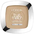 Produktbild: L'Oréal Paris Puder Make up, Mattierendes Kompaktpuder mit LSF 8, Inkl. Spiegel und Schwamm, True Match Puder, Nr. 7.D, 9 g