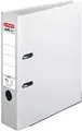 Produktbild: herlitz PP-Color Ordner, Rückenbreite: 80 mm, weiß Kunststoff-Schlitzordner DIN A4, genarbte PP-Folie, grauer (5480710)