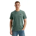 Produktbild: PME Legend Herren Rundhals T-Shirt Cold DYE Regular Fit Schwarz Weiss Grün Blau, Größe:3XL, Farbe:6024 Balsam Green