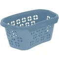 Produktbild: Keeeper Wäschekorb Anton, blau, mit 3 Griffen, aus Kunststoff, 57,5 x 38,2 x 26,5 cm, 30,5 Liter