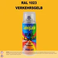 Produktbild: RAL 1023 Verkehrsgelb Glänzend in 400ml 1K Maschinenlack Spraydose