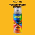 Produktbild: Ral Spraydose 1023 Verkehrsgelb 400ml glänzend Buntlack für Metall Holz Glas