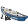 Produktbild: INTEX 68389N Kajak Wyoming C2 2-Personen Schlauchboot 302x89x53cm inkl. Paddel