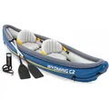 Produktbild: INTEX 68389N Kajak Wyoming C2 2-Personen Schlauchboot 302x89x53cm inkl. Paddel