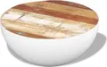 Produktbild: vidaXL Couchtisch Schalenform Altholz Massiv 60x60x30 cm