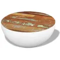 Produktbild: vidaXL Couchtisch Schalenform Altholz Massiv 60x60x30 cm