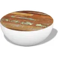 Produktbild: Couchtisch Schalenform Altholz Massiv 60x60x30 Cm - Vidaxl