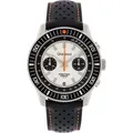 Produktbild: Gigandet Quarzuhr Chronograph Edelstahl Lederband Silber Speed Timer Vintage - G7-006