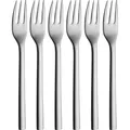 Produktbild: WMF Kuchengabel Gabel Dessertgabel Essbesteck 6 Stück Nuova Edelstahl 18/10 (6 Stück, Gabel) (12.9166.6046)