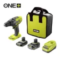 Produktbild: RYOBI 18 V ONE+ Akku-Schlagbohrschrauber inkl. 1x 2Ah + 1x 4Ah Akku & Ladegerät