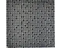 Produktbild: Glasmosaik CUBA 01B schwarz 30,5x30,5 cm
