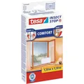 Produktbild: tesa Fliegengitter für Fenster weiß 130 x 130 cm Comfort-Fenster