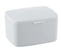 Produktbild: WENKO Badbox Mod. Barcelona, universell einsetzbare Box mit Deckel zur Aufbewahrung von Utensilien in Bad, Küche & Haushalt, aus bruchsicherem Spezialkunststoff, BPA-frei, 19,5 x 11 x 16 cm, Weiß