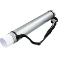 Produktbild: Rumold Zeichenrollenköcher ZR6614 Länge 620-1050mm, ausziehbar, bis DIN A0, Ø 80mm, silber