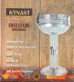 Produktbild: Säulengrill Edelstahl 69 cm hoch Holzkohlegrill Holzkohle KYNAST Grill Rundgrill