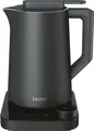 Produktbild: Haier HKE7W 011, 1,3 l, 2200 W, Grau, Kunststoff, Regelbare Temperatur, Wasserstandsanzeige