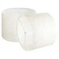 Produktbild: VEVOR Lampenschirm Trommel 33 x 33 x 25 cm (oben x unter x hoch), 2 Stk. mittelgroße Ersatzschirme aus Leinen + PVC, Lampenschirm für Tischlampen Stehlampen Pendelleuchten (helles Leinen)