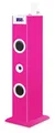 Produktbild: BigBen Sound Tower TW5 Pink inkl. Mikrofon, USB-Anschluss und Fernbedienung
