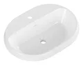 Produktbild: Villeroy & Boch Architectura Einbauwaschbecken, Oval, mit 1 Hahnloch ohne Überlauf 600 x 450 x 170 mm - Weiß Alpin - 5A666101