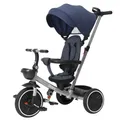 Produktbild: Chicco, 4in1 Trike, Metallrahmen, Eva-Gummiräder, 4-Punkt-Gurtsystem, Teleskopgriff und Abnehmbares Verdeck, Kinderwagen mit Wendesitz, Körbchen, von 6 Monaten bis 5 Jahren