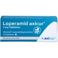 Produktbild: LOPERAMID axicur 2 mg Tabletten 10 St.