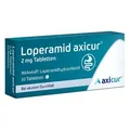 Produktbild: Loperamid axicur 2 mg Tabletten