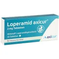 Produktbild: LOPERAMID axicur 2 mg Tabletten 10 St. PZN 14299913