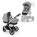 Produktbild: Kinderwagen GAZELLE S SLV Stone Grey, mid grey
