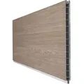 Produktbild: GroJa BasicLine PVC-Steckzaun Sichtschutzzaun Sheffield Oak Einzelprofil Sichtschutz Lamellenzaun