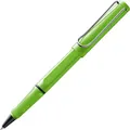 Produktbild: Lamy safari green Tintenroller – zeitlos klassicher Stift mit ergonomischem Griff & Strichbreite M - Gehäuse aus robustem ASA-Kunststoff – mit Tintenrollermine M 63 in blau
