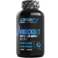 Produktbild: Knockout - Sleep & Recover Support - 120 Kapslen mit Shoden® Ashwagandha Extrakt, Magnesium, L-Tryptophan, natürliches L-Theanin aus Grüntee, Baldrian - Vegan
