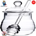 Produktbild: 300 ml Glas-Honigflasche mit Holzlöffel | 5