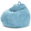 Produktbild: Green Bean Sitzsack, Hellblau, Textil, Füllung: Styroporkugeln, Oval, 90x110x90 cm, Hergestellt in Deutschland, Wohnzimmer, Hocker, Sitzsäcke, XXL Sitzsäcke