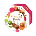 Produktbild: merci lovelies Classic – 1 x 185 g – Pralinen-Schachtel mit 5 gefüllten Schokoladen-Spezialitäten – Schokokugeln zum Teilen & Verschenken
