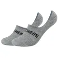 Produktbild: Socken Unisex, Skechers 2PPK Mesh Ventilation Footies Socks, Grau