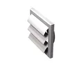 Produktbild: Lüftungsgitter mit automatischen Klappen 154x154mm / 100mm Anschluß