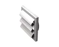 Produktbild: Lüftungsgitter mit automatischen Klappen 154x154mm / 100mm Anschluß