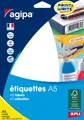Produktbild: agipa Universal-Etiketten, Durchmesser: 19 mm, rund, weiß