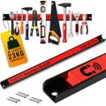 Produktbild: DEUBA® Magnetleiste 60cm 23kg Tragkraft Magnetisch Werkzeugleiste Werkzeughalter Werkzeugwand Werkstatt Werkzeug Organizer inkl. Montagematerial