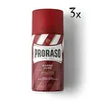 Produktbild: 3x PRORASO Rasierschaum Barbe dure Shaving foam Cream Rasierschaum 400 ml