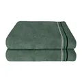 Produktbild: Schiesser Duschtuchset Skyline Color - 2-teilig - 70 x 140 cm - Dunkelgrün