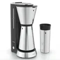Produktbild: Wmf - Küchenminis® Aroma Thermo To Go Kaffeemaschine Schwarz, Silber Fassungsvermögen Tassen=5