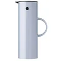 Produktbild: Stelton Isolierkanne EM77 - Doppelwandige Isolierkanne für heiße/kalte Getränke - Tee- & Kaffeekanne mit Glaseinsatz, Magnetverschluss, Schraubdeckel, Vintage-Design - 1 Liter, Wolkig
