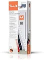 Produktbild: Peach Plastikbinderücken A4 - 6mm - 25 Blatt - 100 Stück - weiß - PB406-01