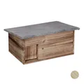 Produktbild: Igelhaus Igelbau Igelhäuschen Igelhotel Igelhütte mit Rattenklappe Labyrinth