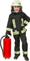Produktbild: Feuerwehr Feuerwehranzug mit Feuerwehrhelm 104 116 128 140 152